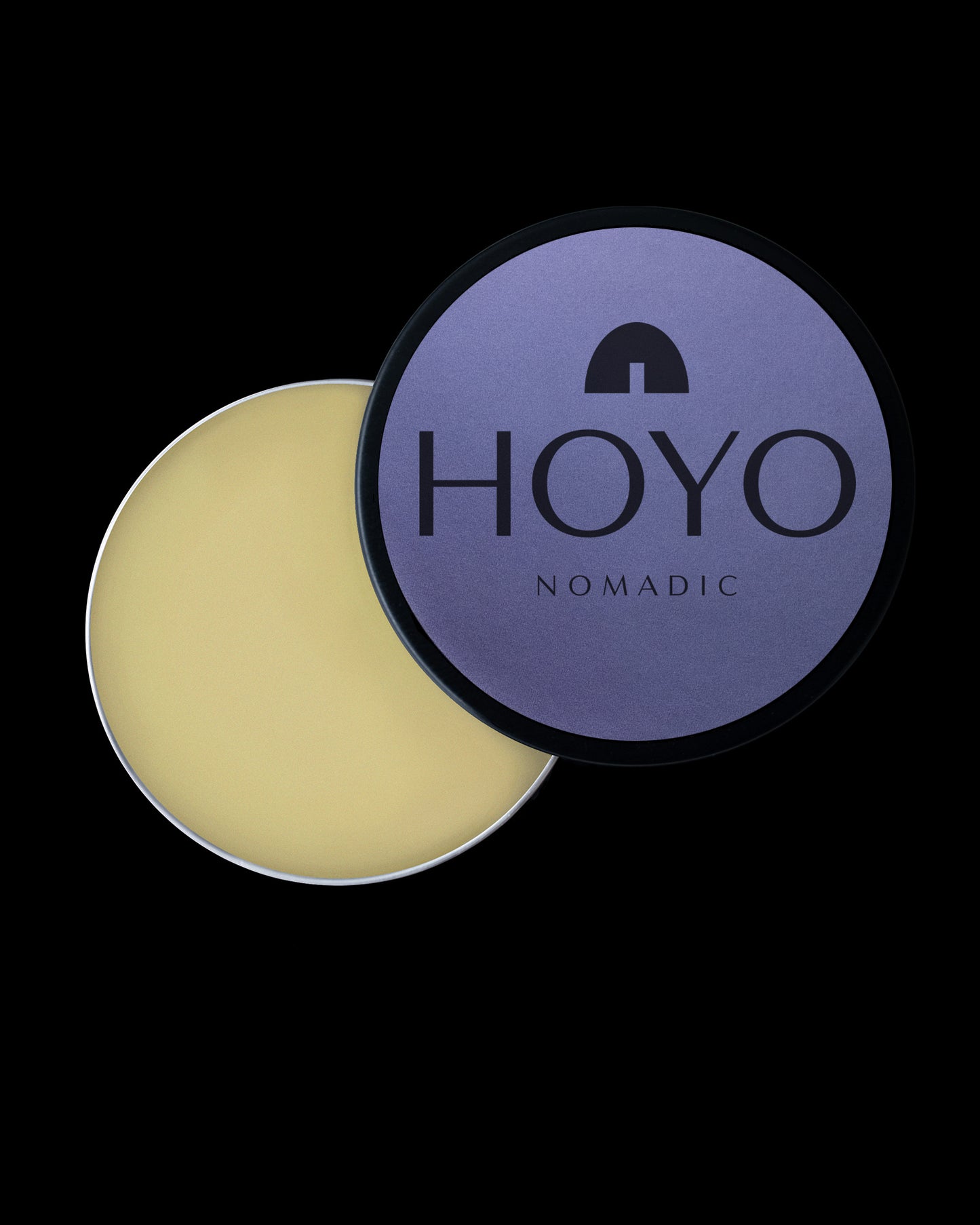 HOYONOMADIC NOMAD LIP BALM - WILD FIG moisturising balm in sustainable tin with fig inspired label. 