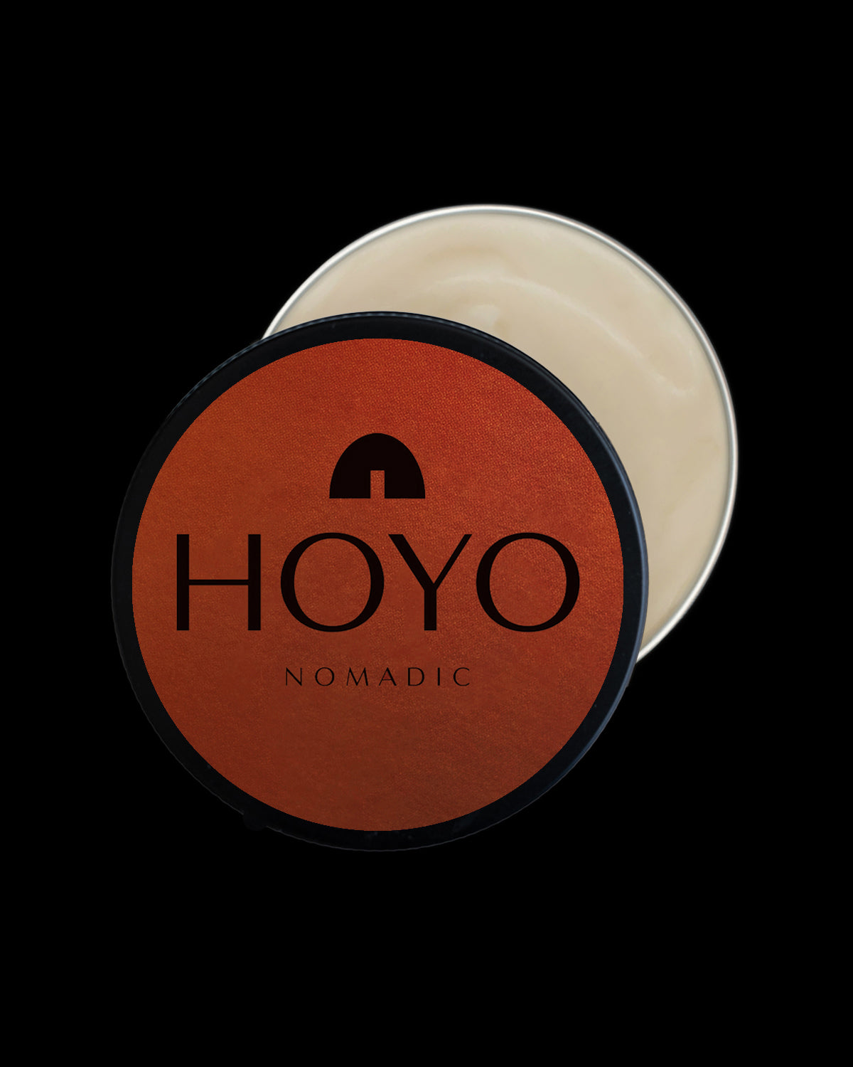 HOYONOMADIC NOMAD FACE CREAM SAFFRON -  a moisturising face cream in a sustainable tin with saffron inspired label. 
